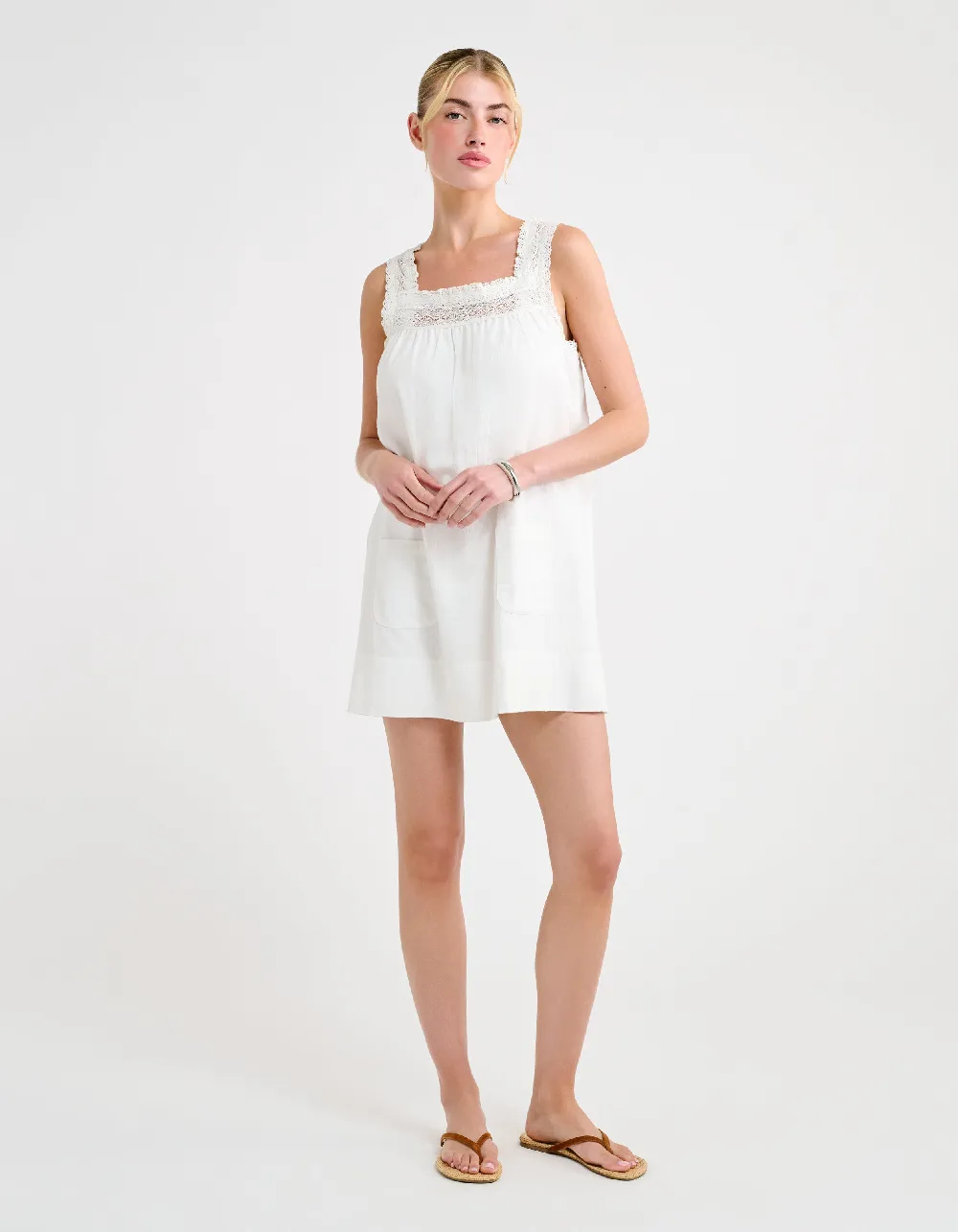 Willow Mini Dress | White - 3