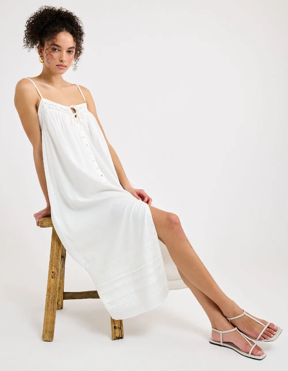 Sunvale Midi Dress | White