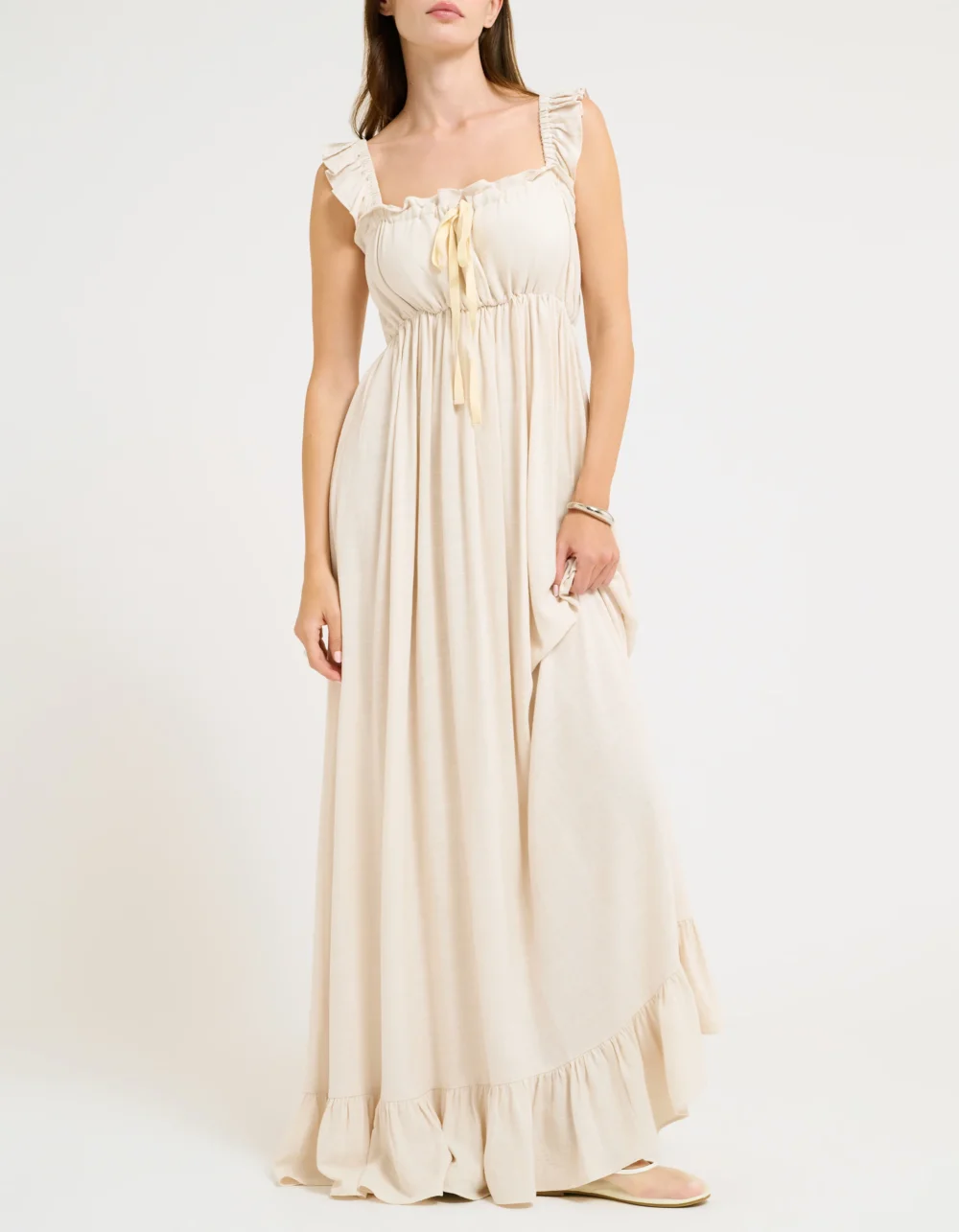 Tall Grass Maxi Dress | Natural - 5