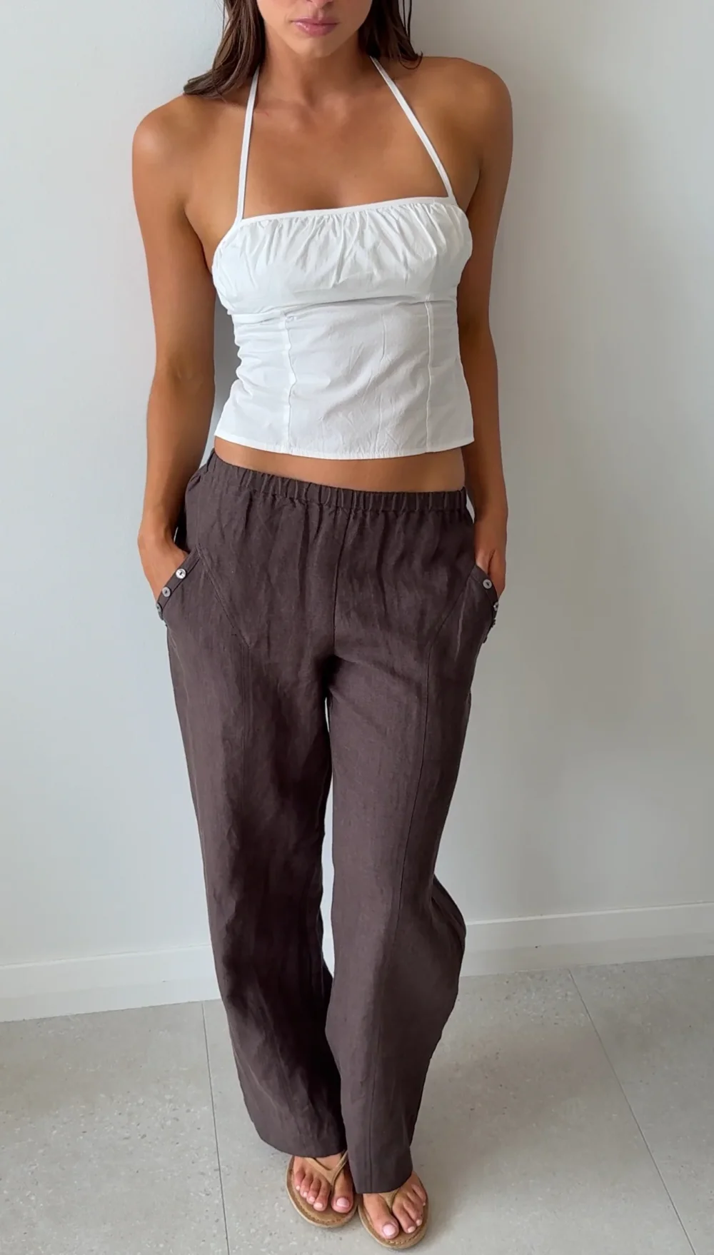 STRAP TOP WHITE