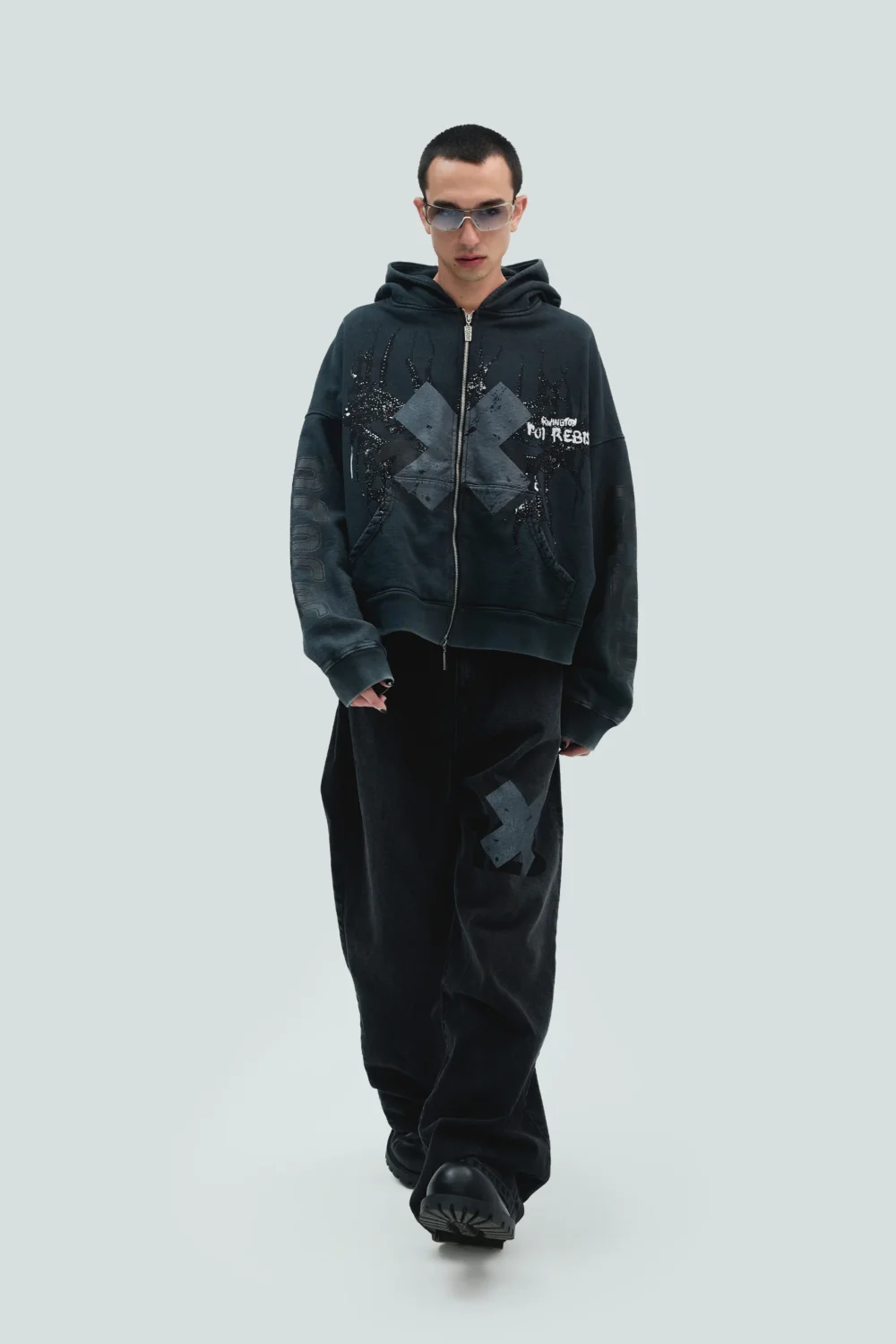 Bad Eyes CVA Zip Hoodie