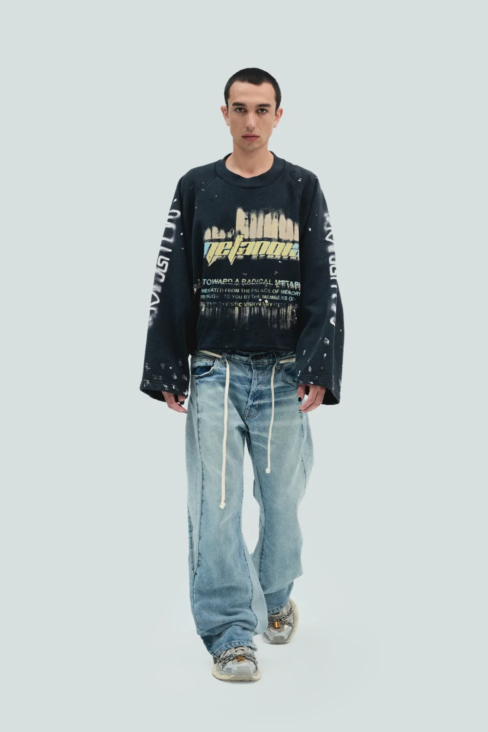 Radical Paper Rose Crewneck