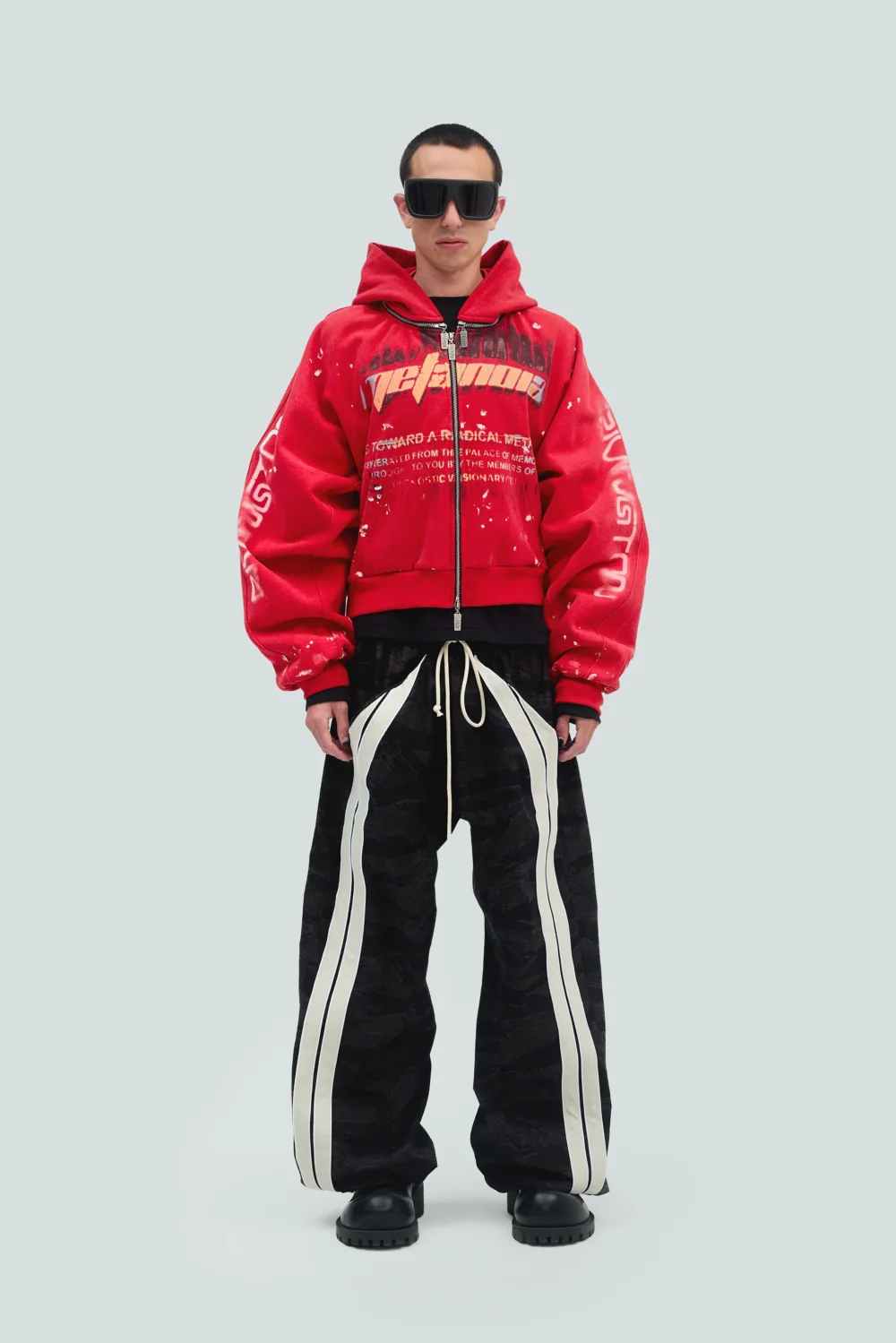 Radical Paper Rose Zip Hoodie