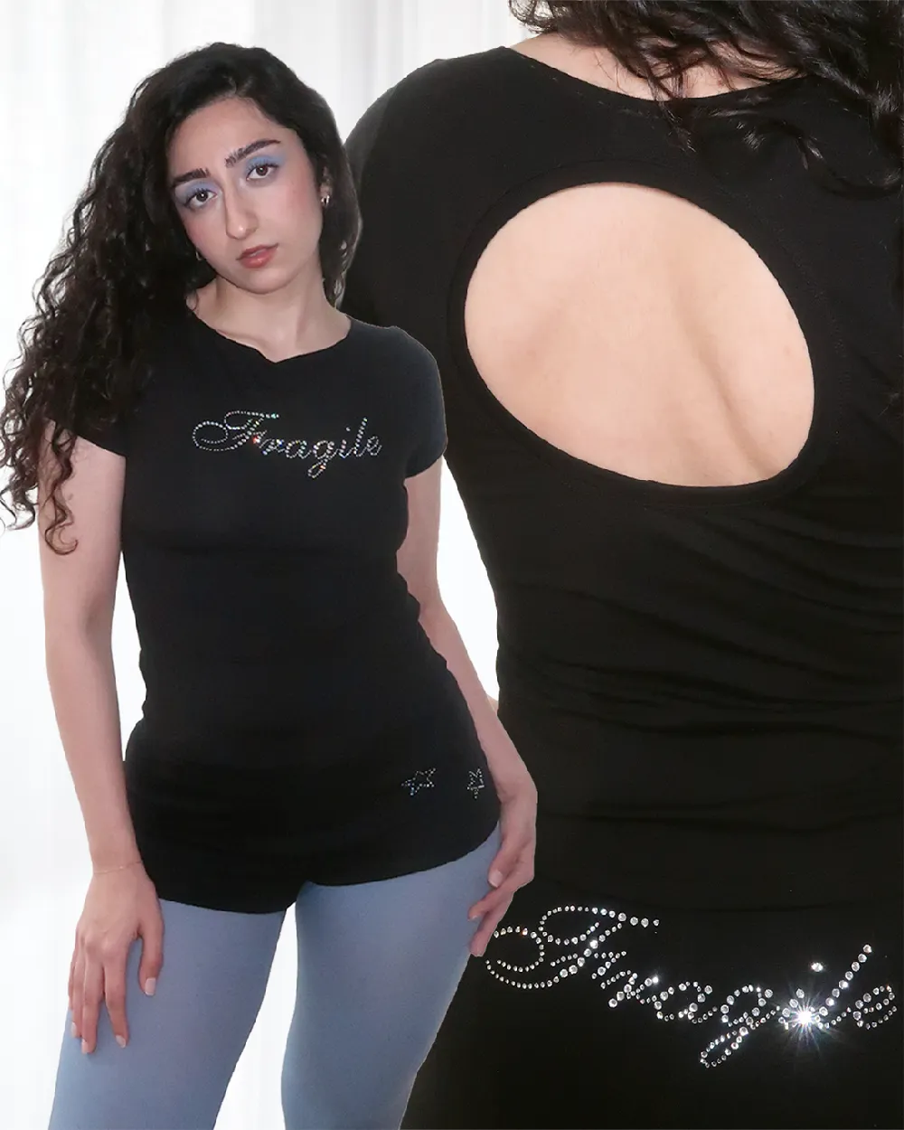 Fragile Top - black - 2