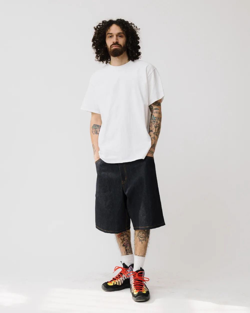 Denim Carpenter Shorts - 4