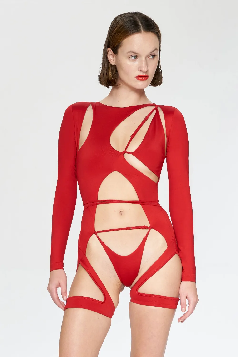 Infinity Bodysuit - Red - 3
