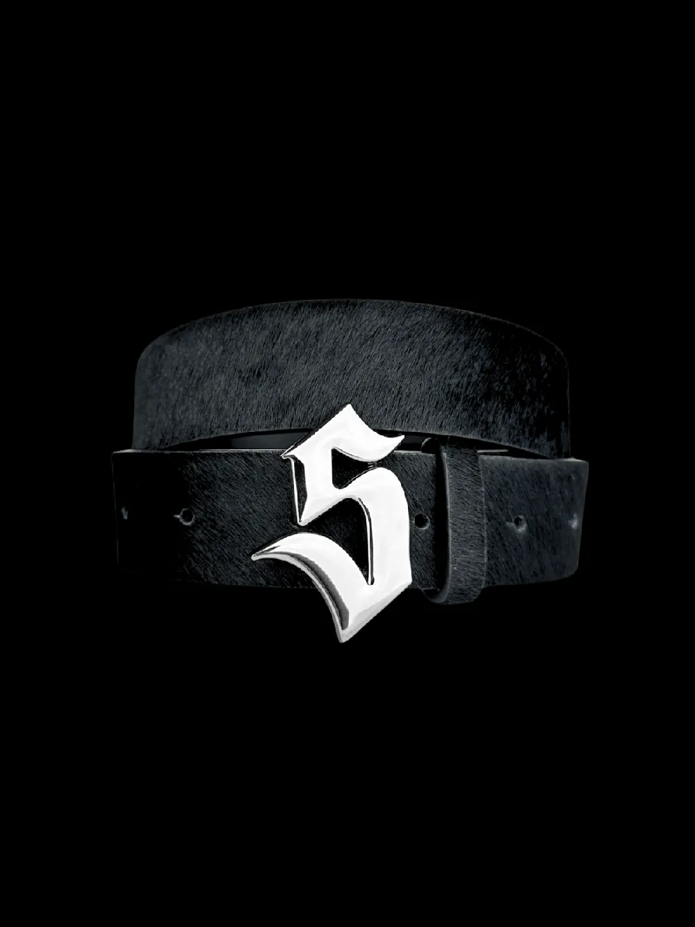 OVER5IZE "five" BELT BLACK