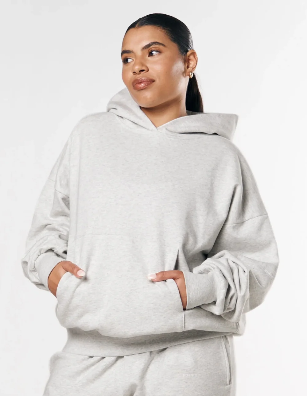 Essential Hoodie - Grey Marle