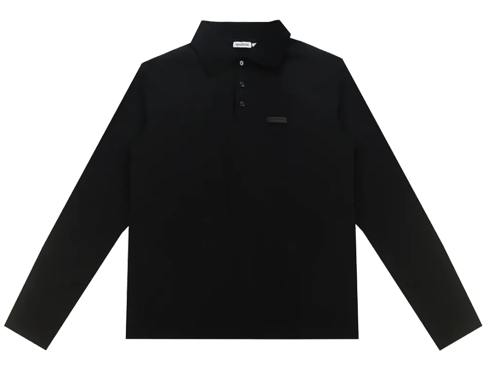 Distressed Polo Longsleeve