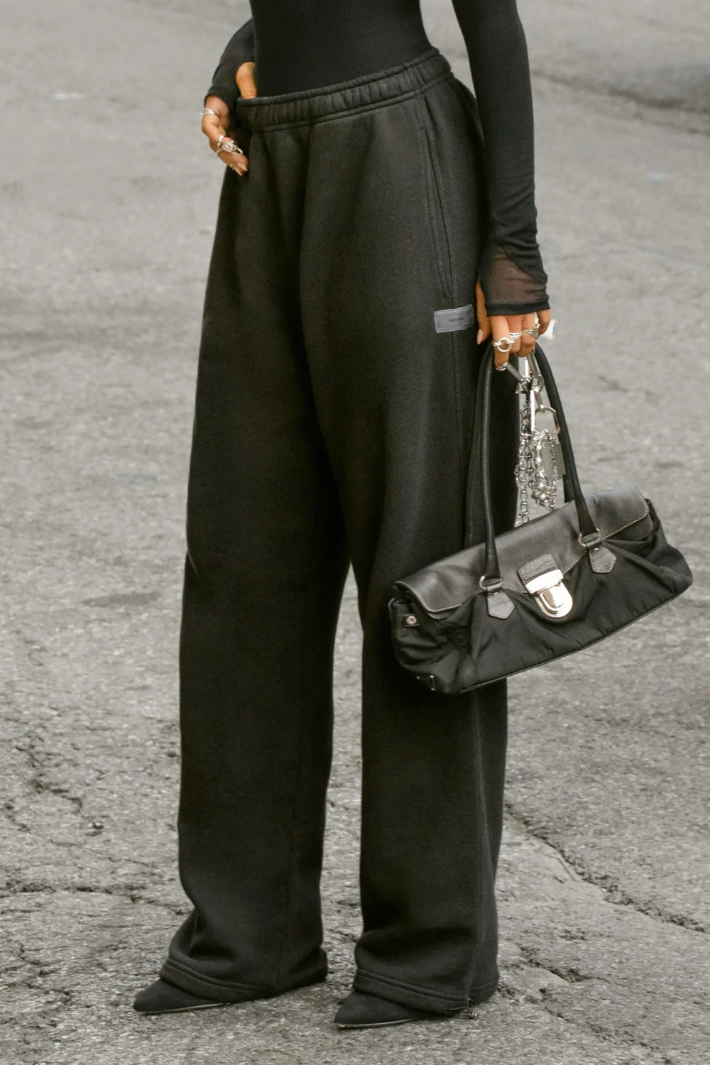 Oversized Straight Leg Jogger