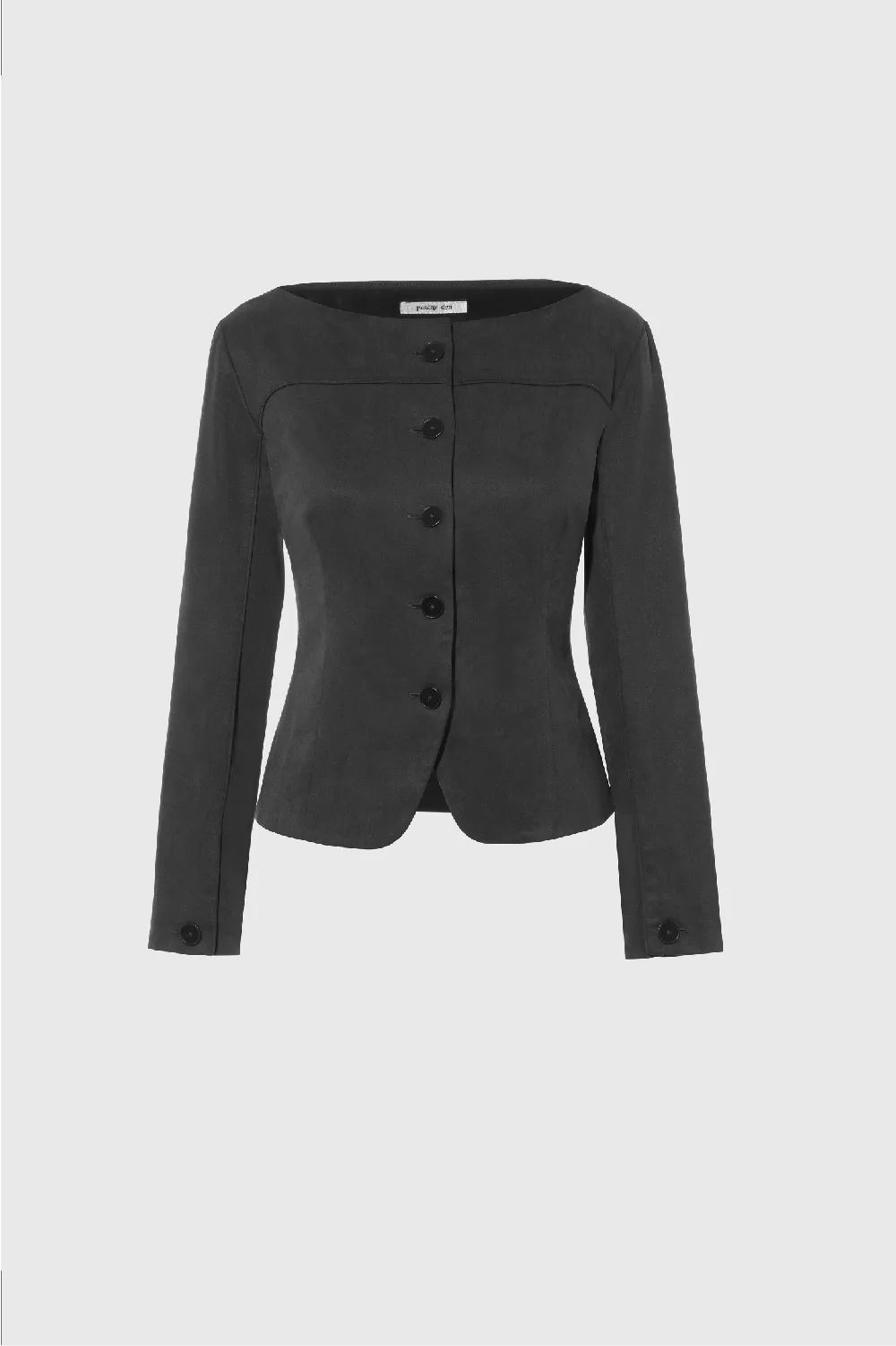 Bardot Top, Onyx - 2