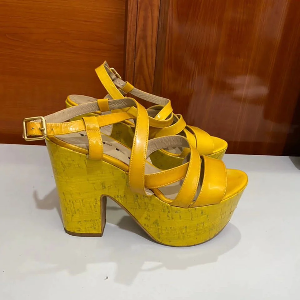 Tiffi platform sandals 40.5