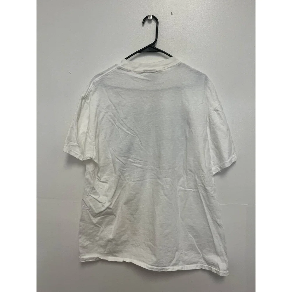 Vintage Deborah Banyas “Whale Bay” Art White T-shirt XL - 3