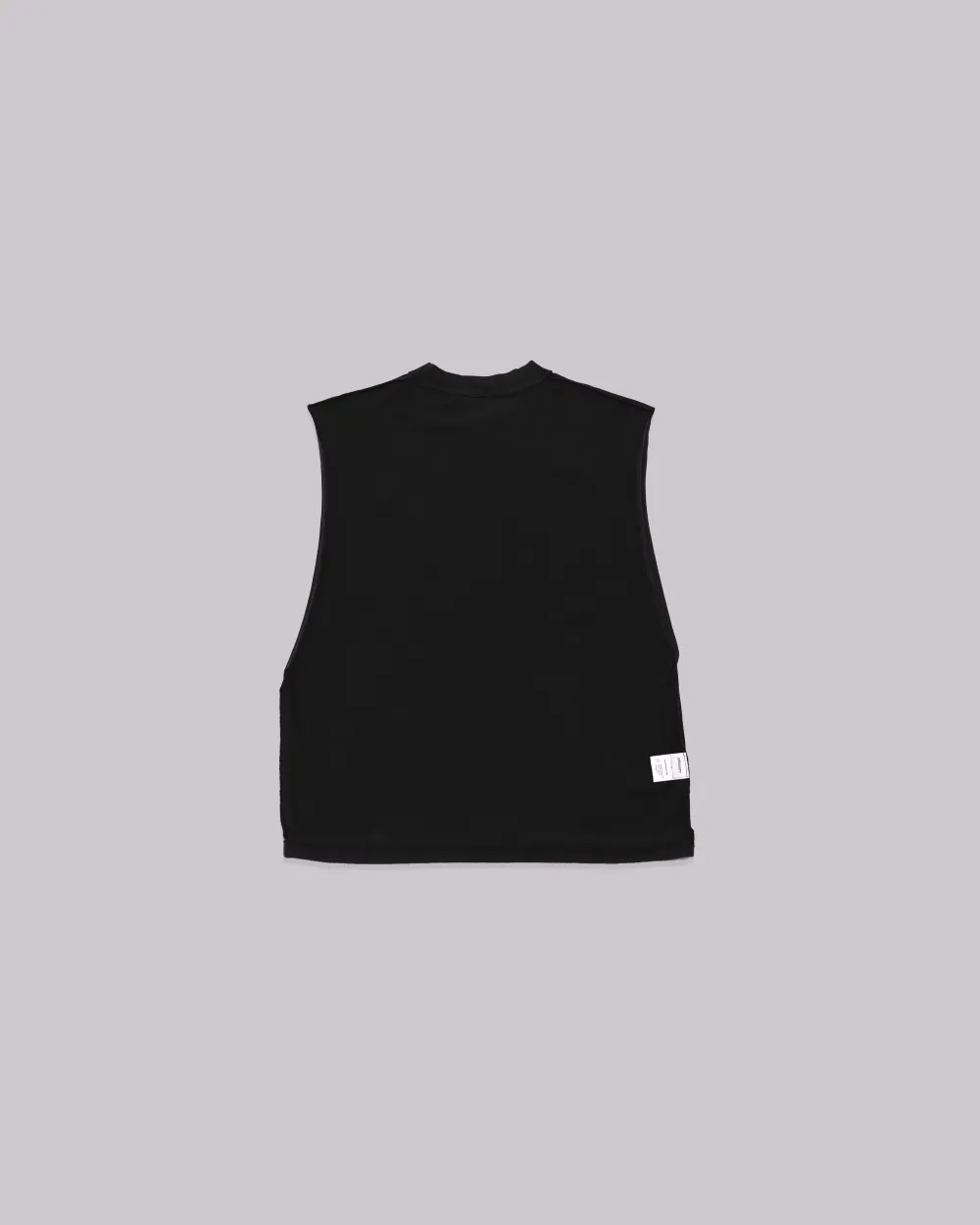 Reverse Sleeveless t-shirt washed black