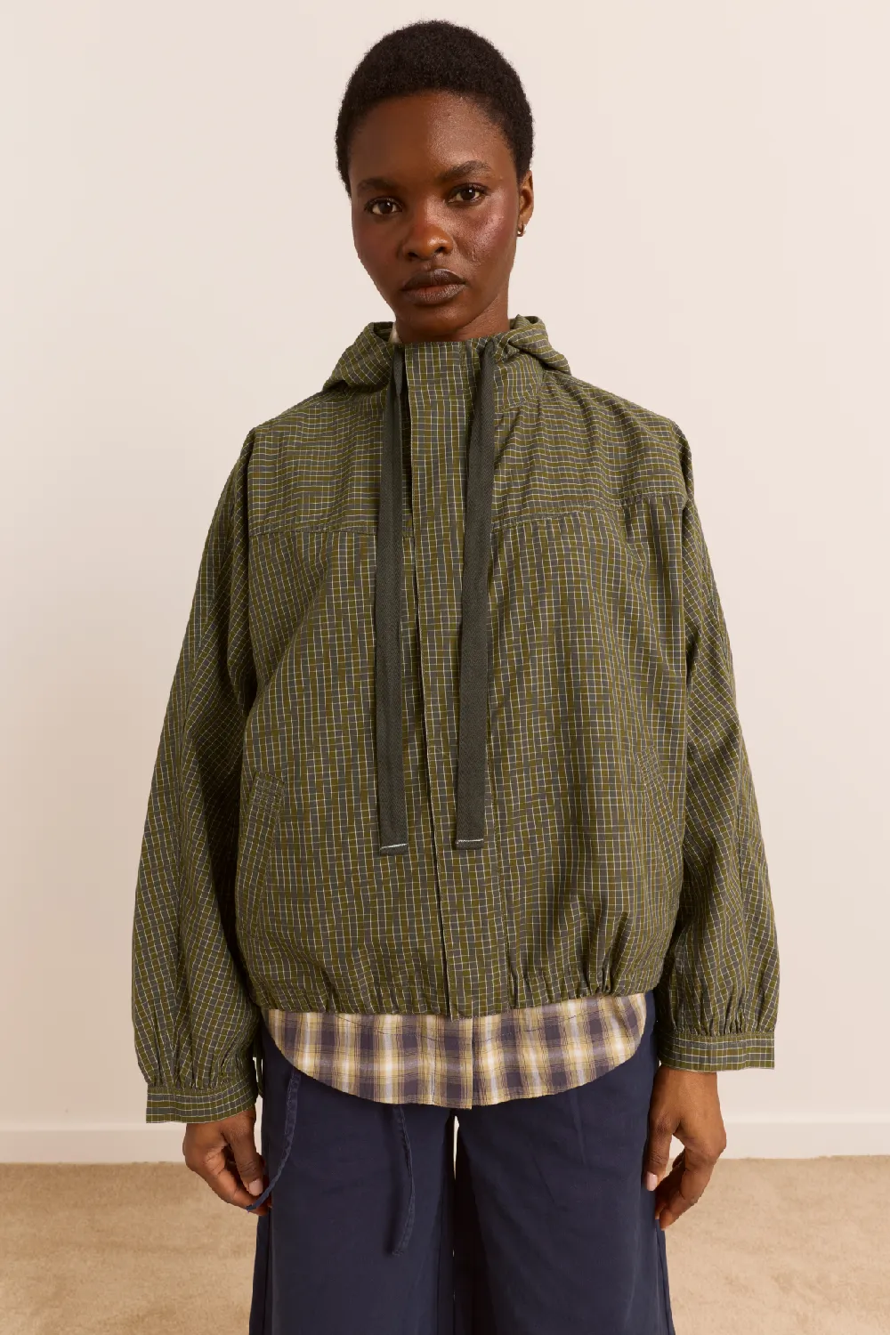 Blake Hooded Jacket - Orion Check