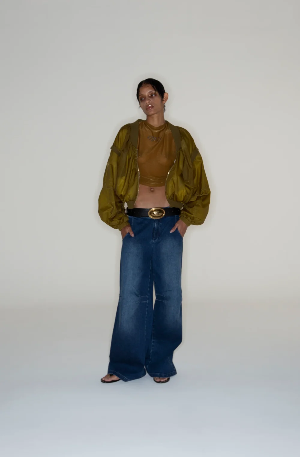 CHAINED BACK PANTS - 3
