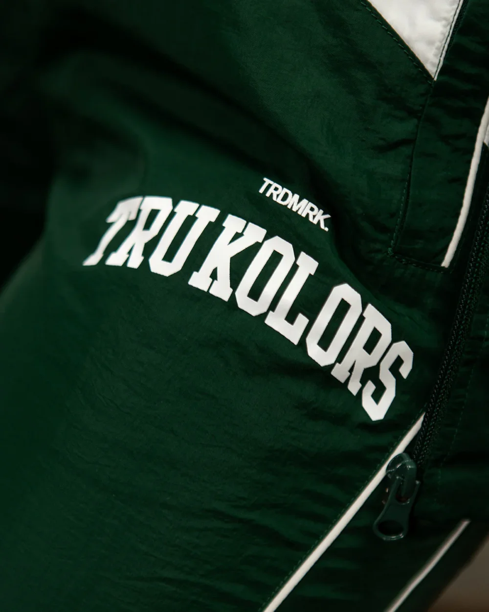 Hunter Green Varsity Track Suit Pant - 3