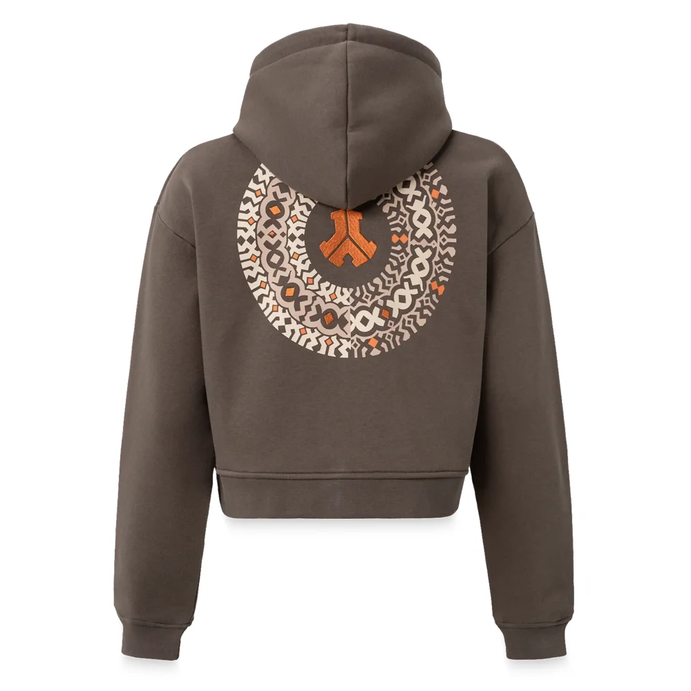Defqon.1 Mole grey cropped Hooded zip