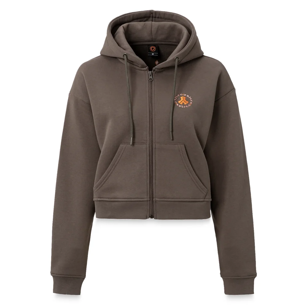 Defqon.1 Mole grey cropped Hooded zip - 4