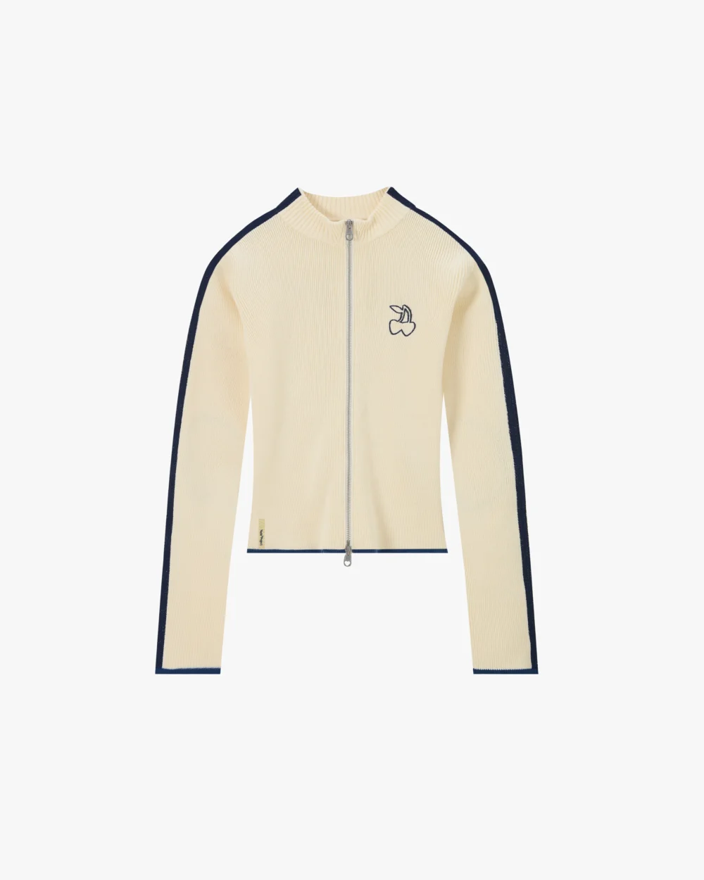 Cherries Full-Zip Knit Ecru - 2