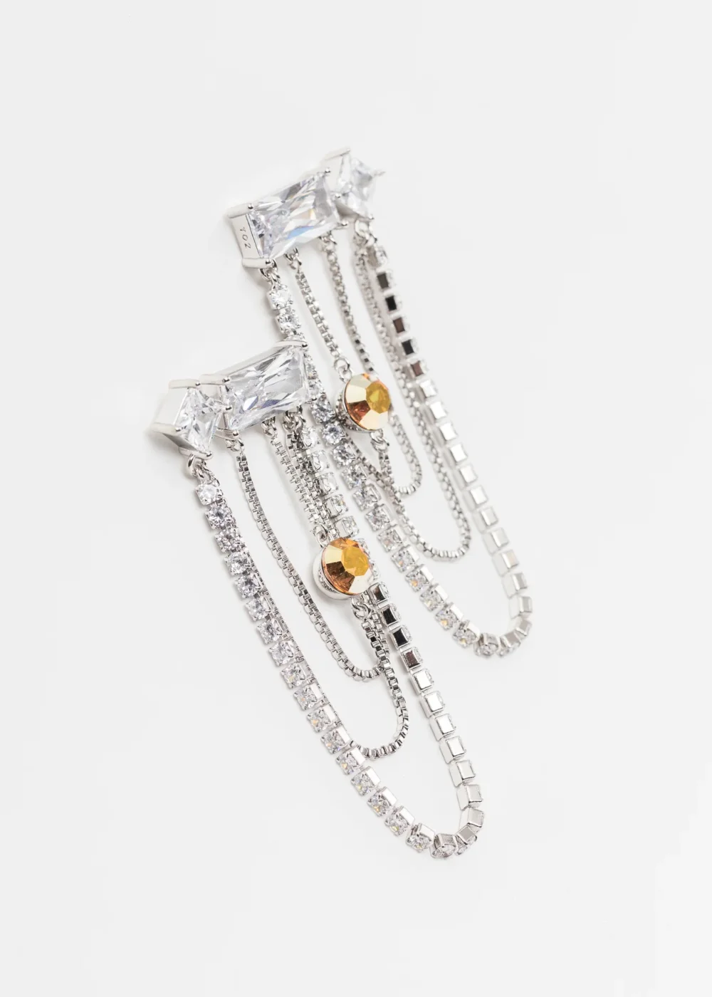 Rhinestone Venice Earring- Single