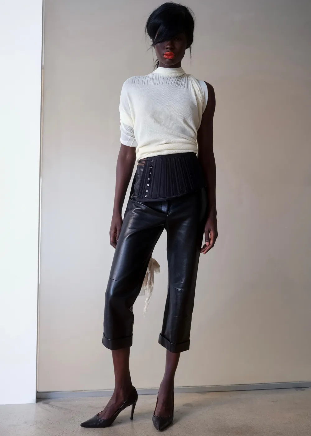 Leather Capri - 2