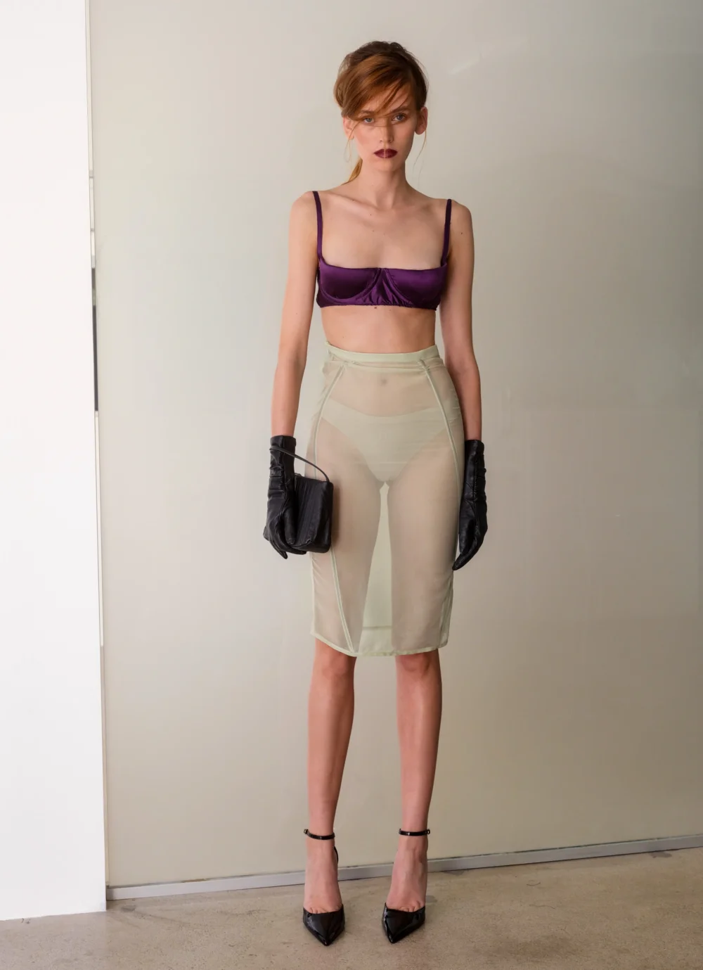 Sheer Silk Skirt