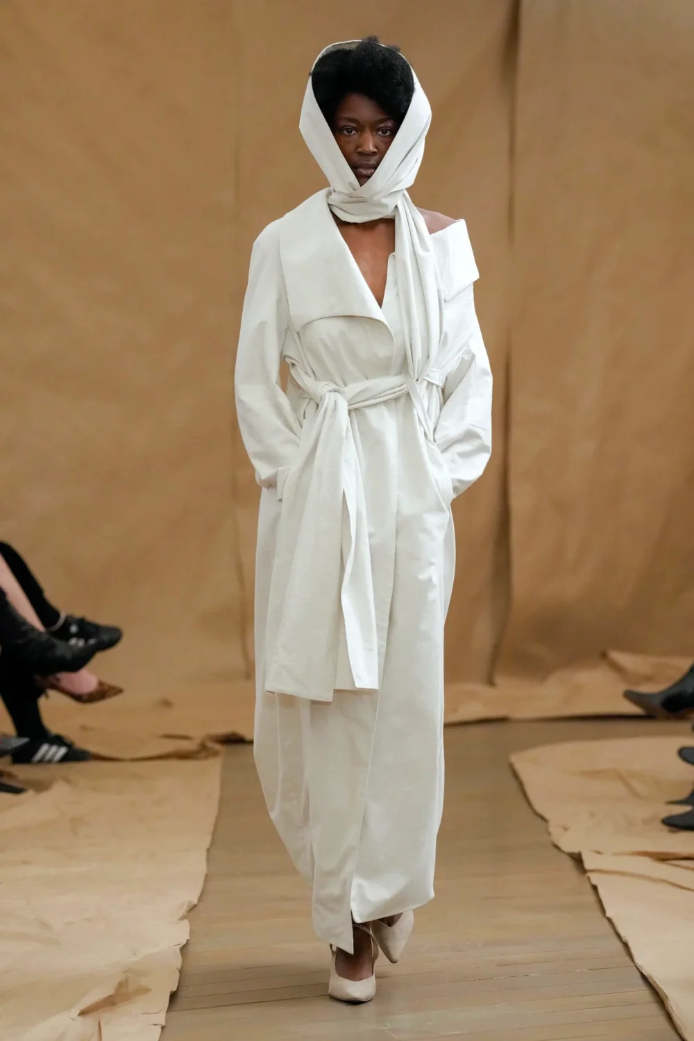 Scarf-Belt Coat