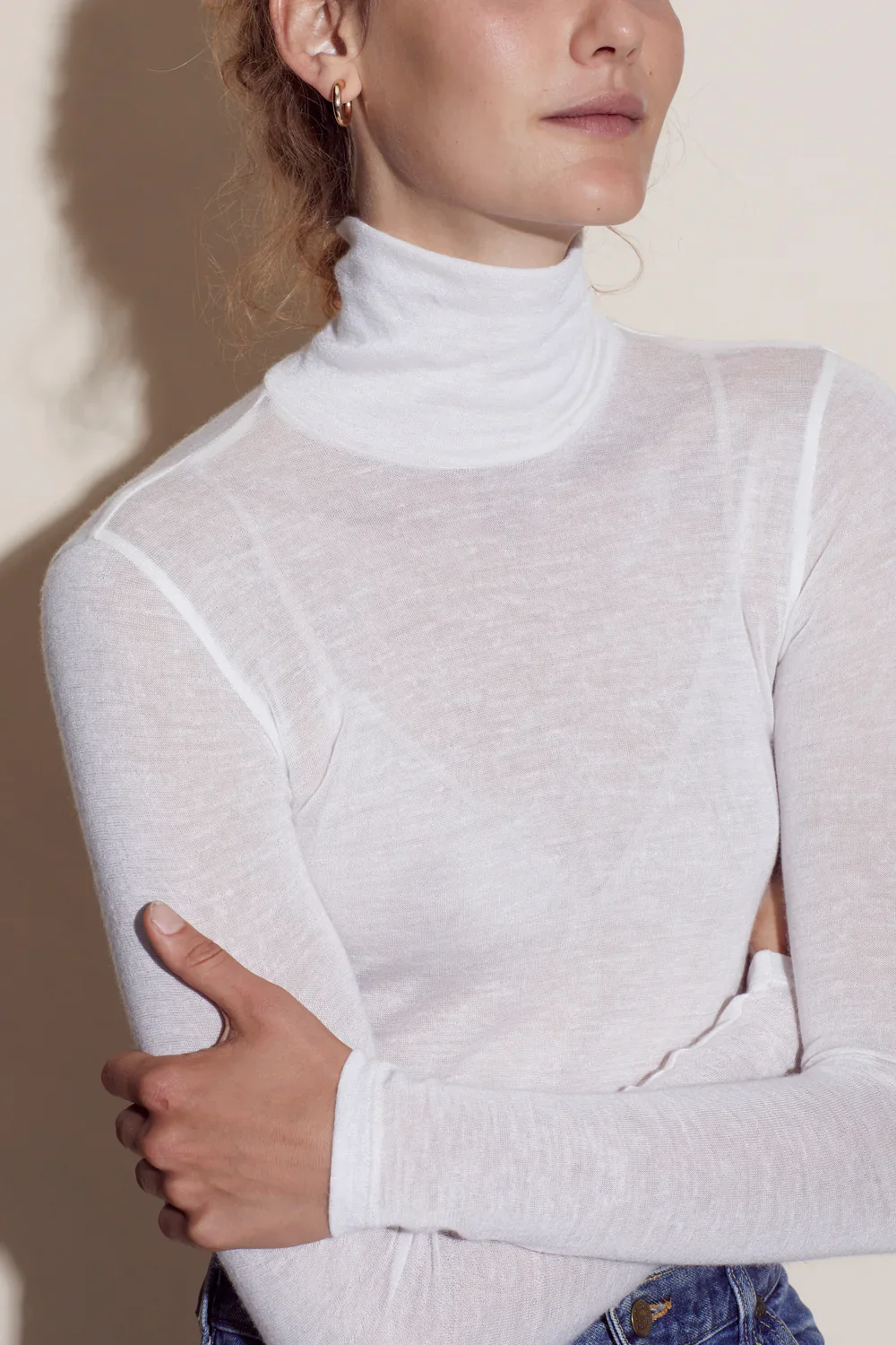LUCIE TURTLENECK / CREME - 2