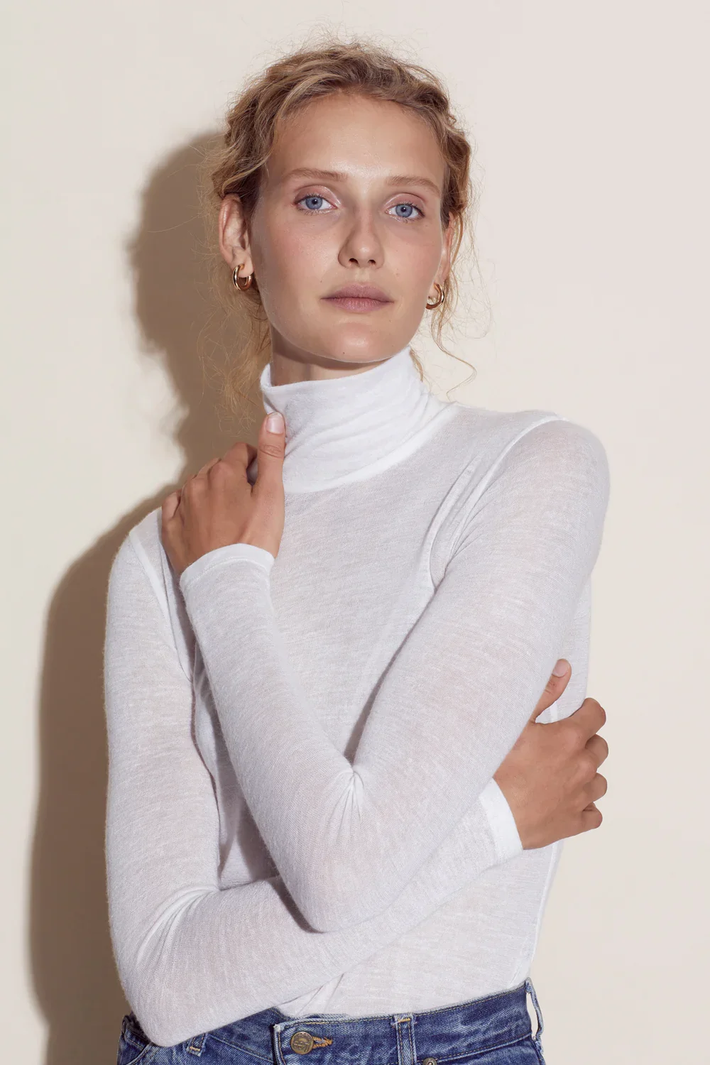 LUCIE TURTLENECK / CREME - 5