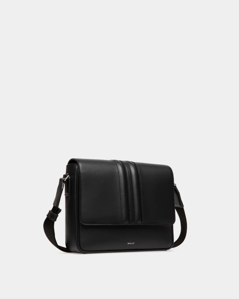 Mythos Crossbody Bag in Black Recycled Leather - 4