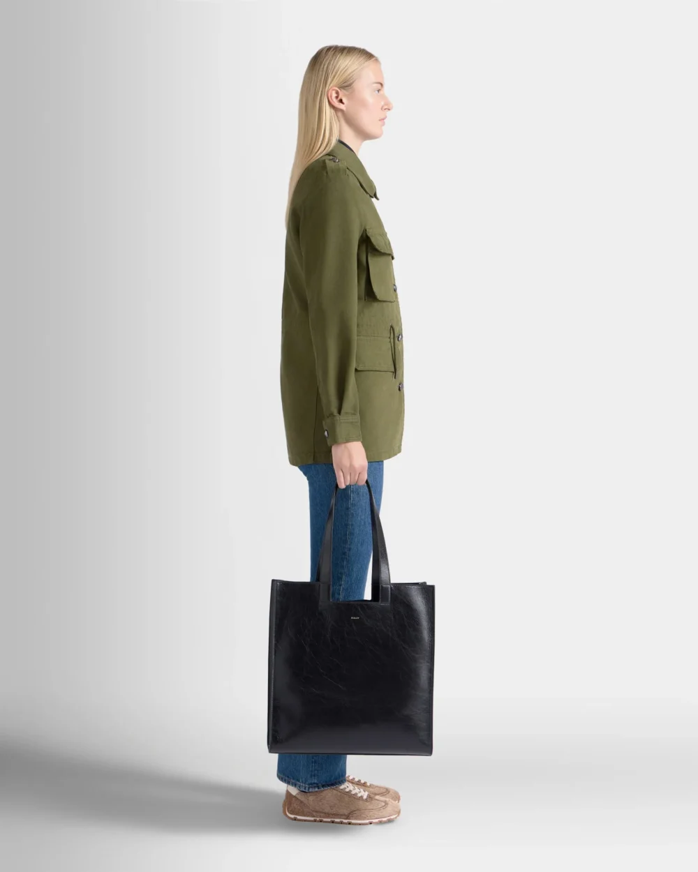 Easy Bally Tote Bag in Black Leather - 2