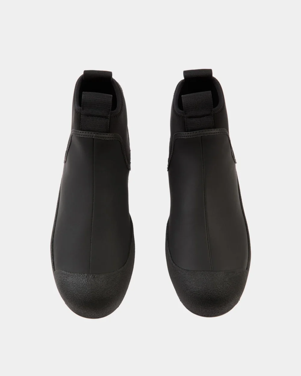 Bally Curling Bootie in Black Rubberized Leather - 5