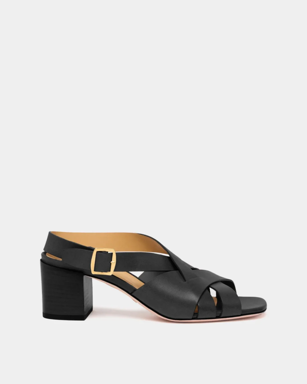 Essence Sandal in Black Leather