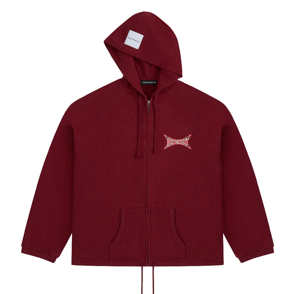 ZIPPED HOODIE