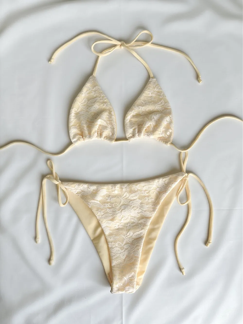 Buttermilk Lace Bikini Set