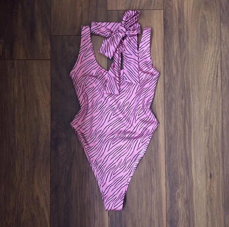 Pink Zebra High Rise Body (Various Styles)