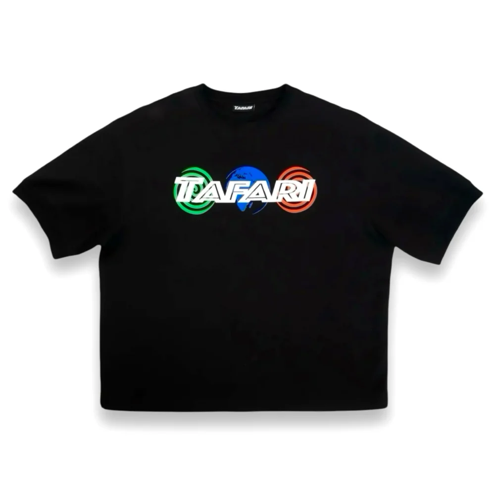 FREQUENCY OF THE WORLD T-SHIRT BLACK
