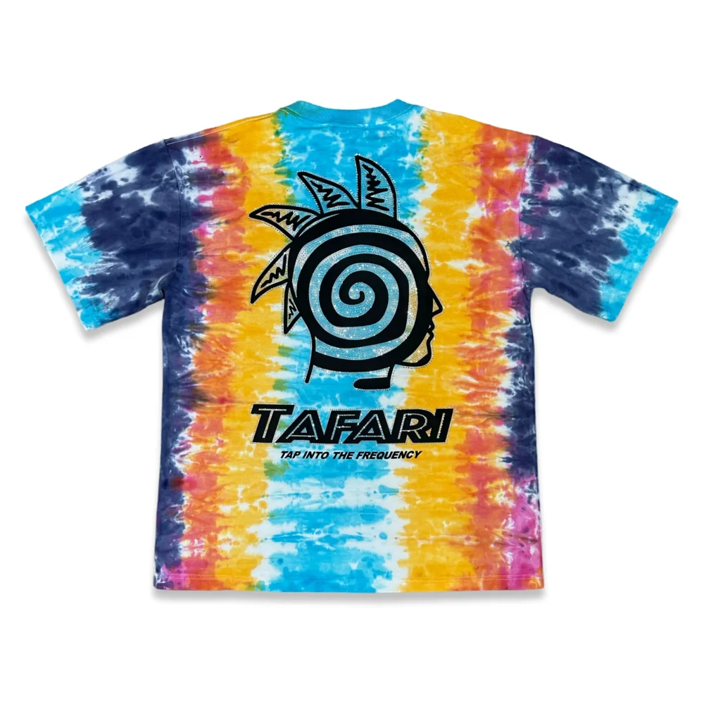 ZIMO CRYSTAL TIE-DYE T-SHIRT