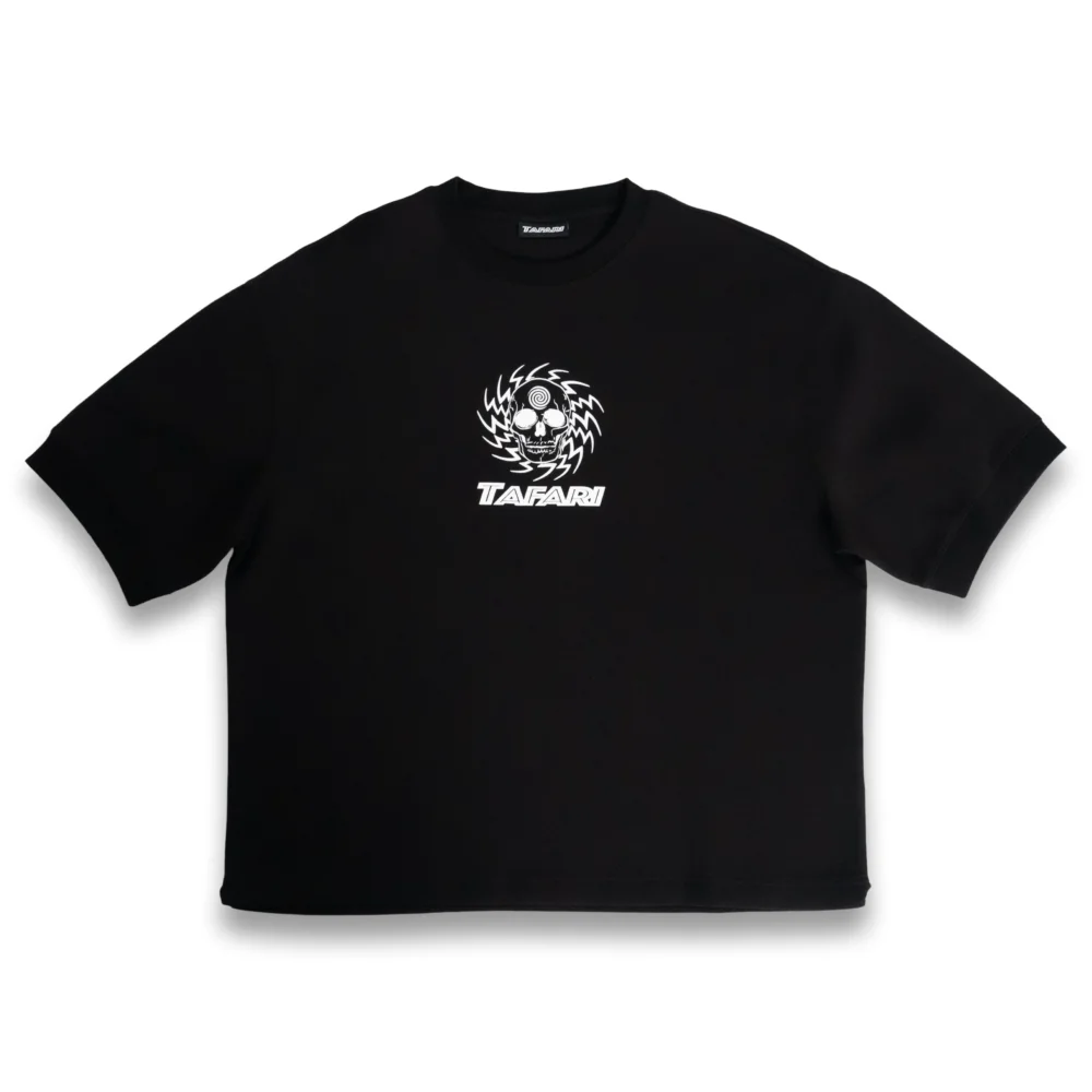 FREQUENCY SKULL T-SHIRT BLACK