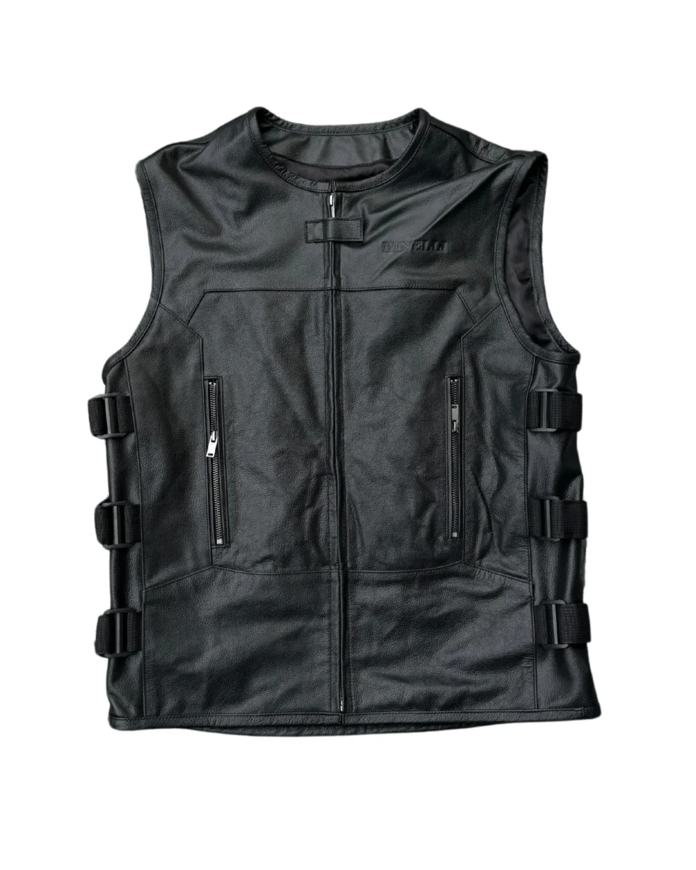 FINELLI Globe Leather Vest - 5