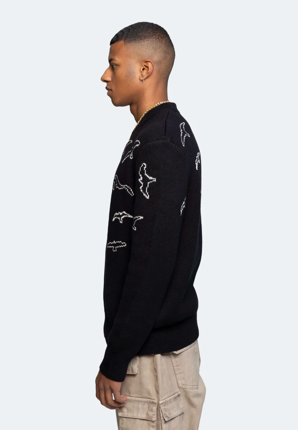 Free Birds Knit Sweater Black - 4