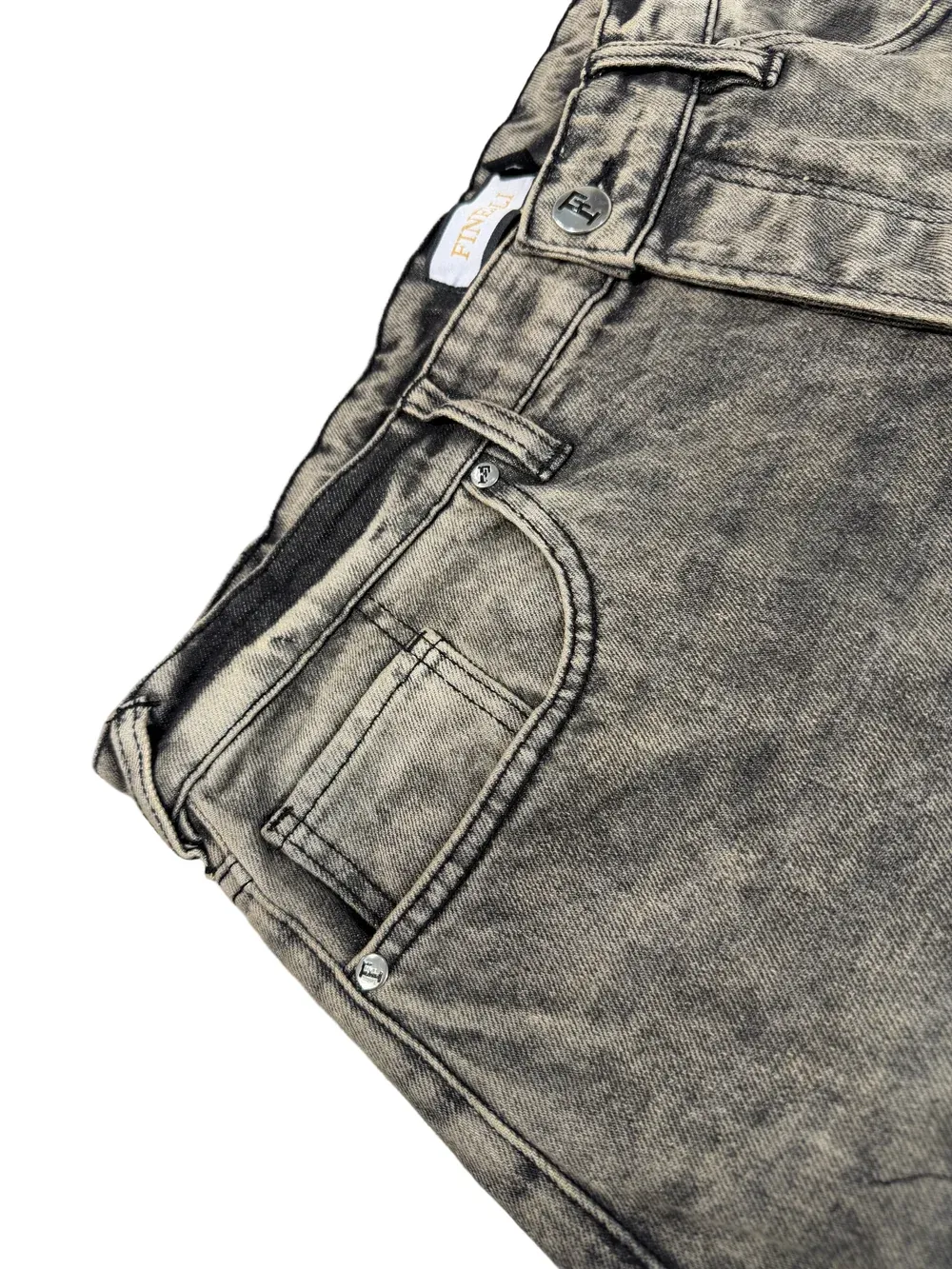 FINELLI Denim Pants Brown Tint - 2
