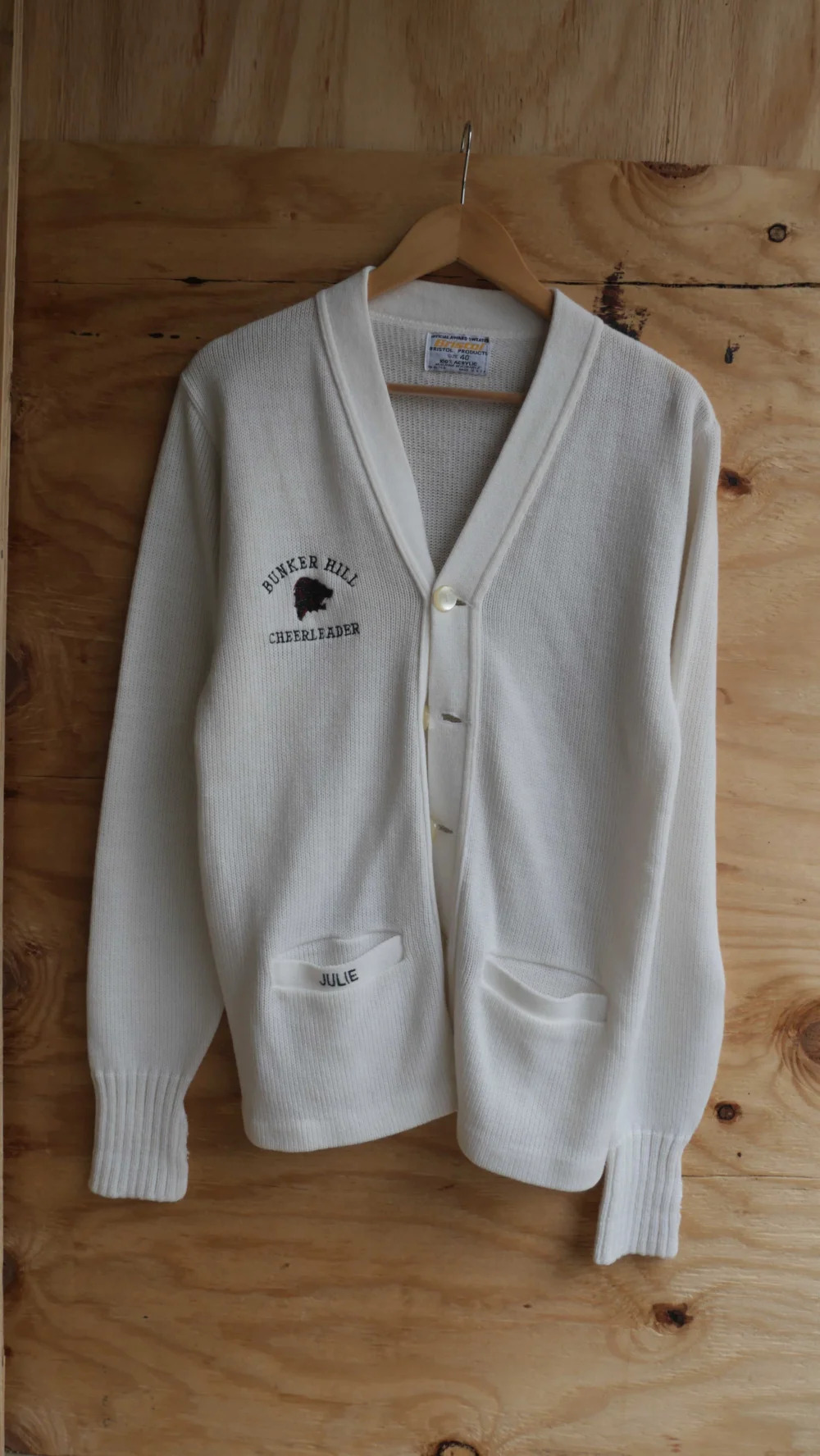 1980s Embroidered Cardigan | M