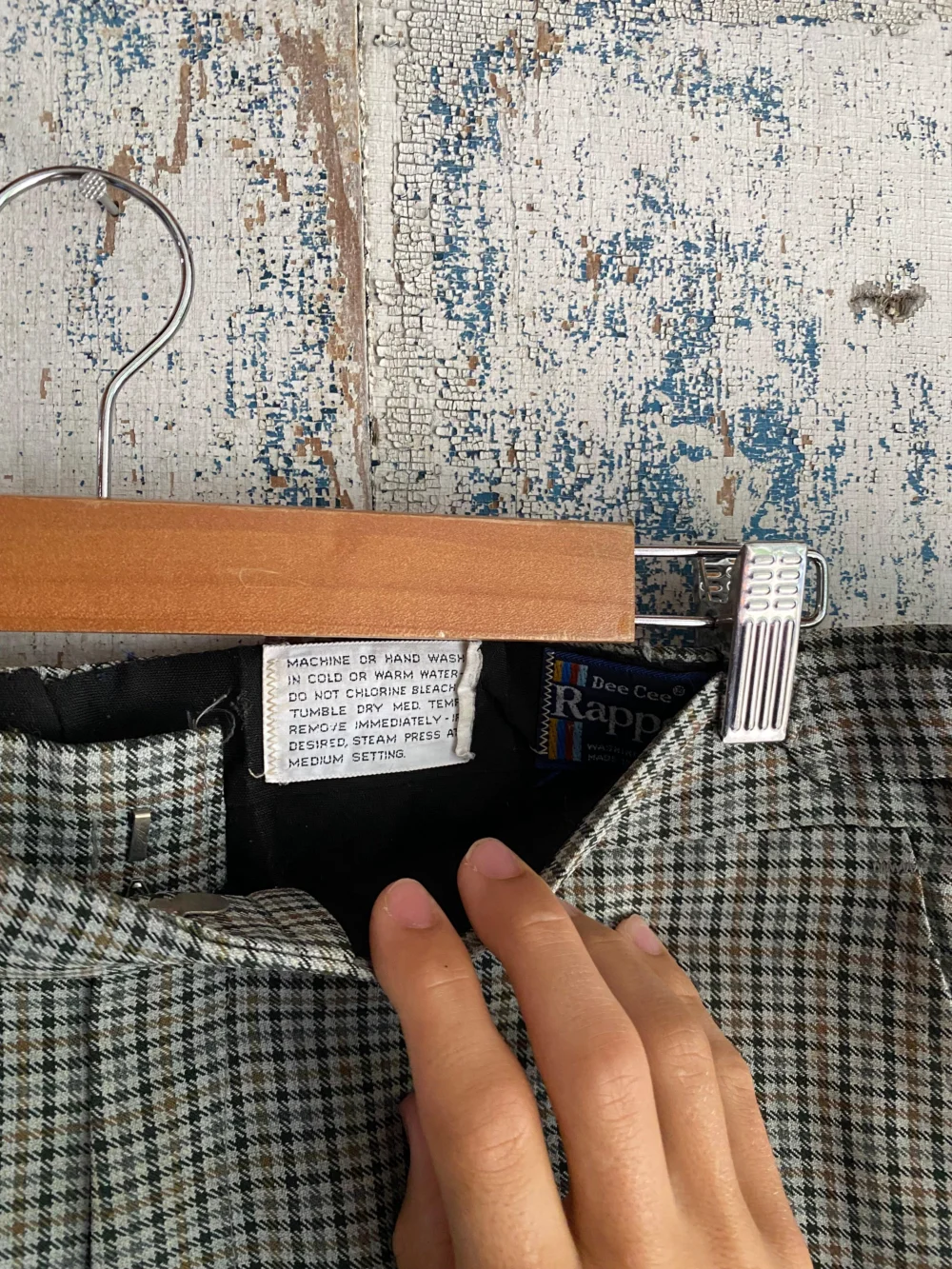 1970s Dee Cee Patterned Slacks | 36 - 5