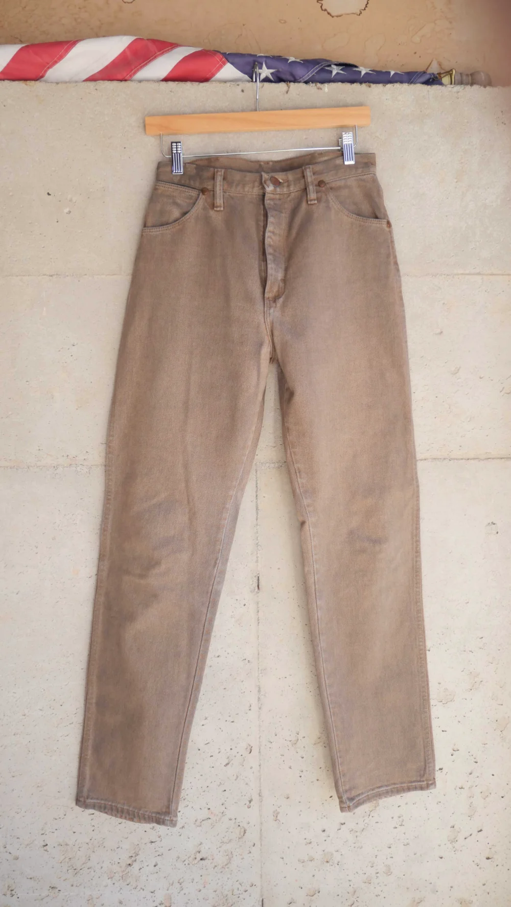 1980s Brown Wrangler Denim | 28
