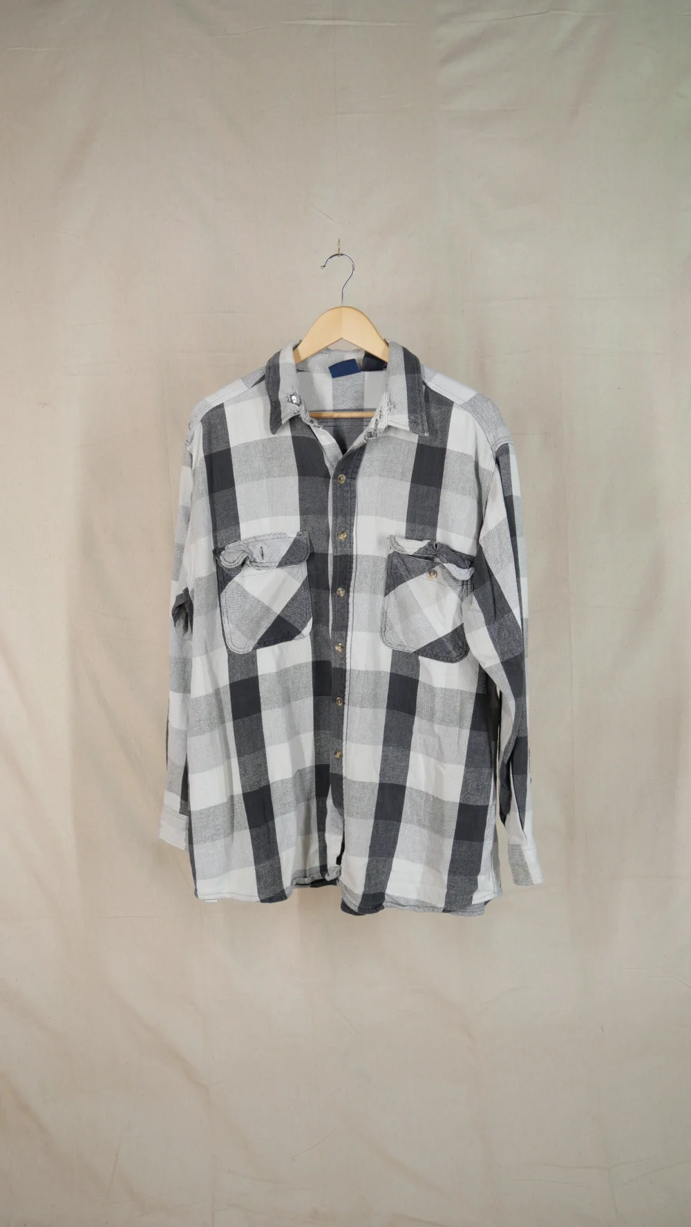 1980s Cotton Flannel | XL