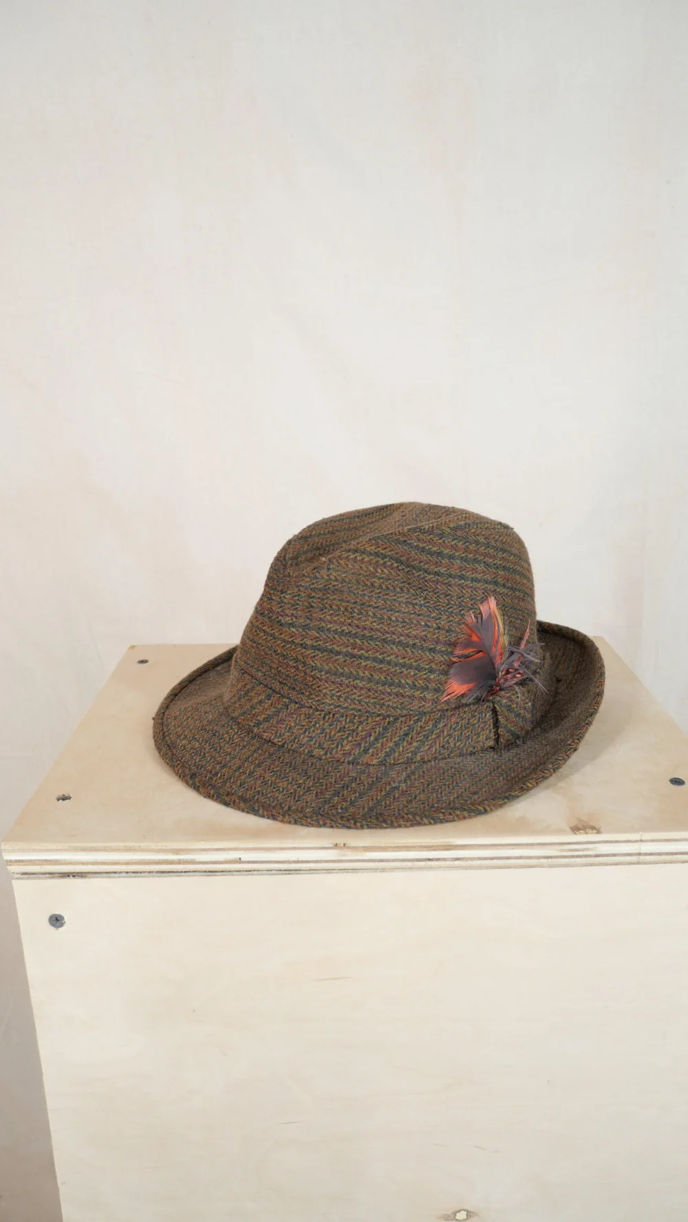 1960s Tweed Fedora