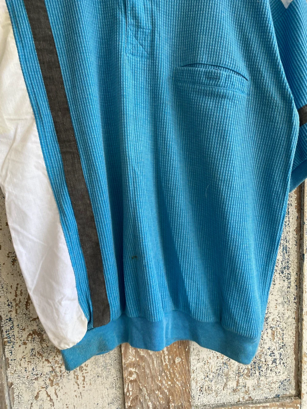1980s Waffle Shirt | L - 3