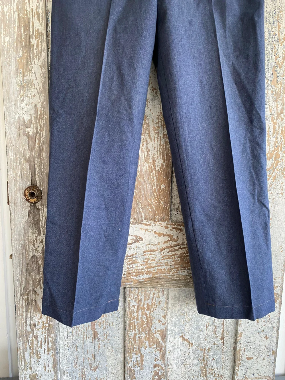 1970s Navy Wool Pants | 30 - 3